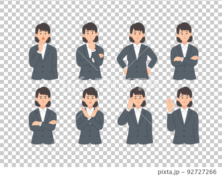 Business person illustration set 92727266