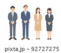 ビジネスパーソンのイラストのセット 92727275