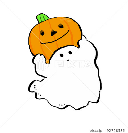 ハロウィンのおばけのイラスト01のイラスト素材 [92728586] - PIXTA