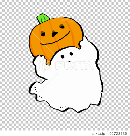 ハロウィンのおばけのイラスト01のイラスト素材 [92728586] - PIXTA