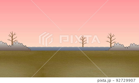 空と公園の様子 92729907