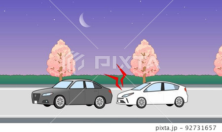 あおり運転のイラスト あおり運転のイラスト 92731657