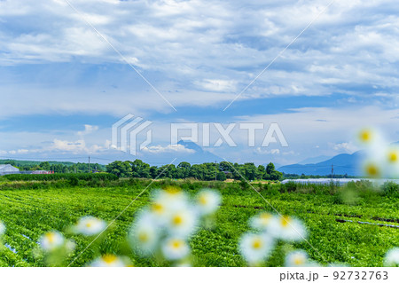 富士見町　立沢から見える富士山 92732763