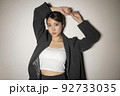 OL スーツ　仕事　オフィスカジュアル　女性 92733035