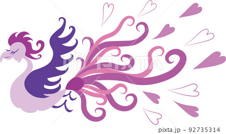 鳳凰のイラスト 92735314