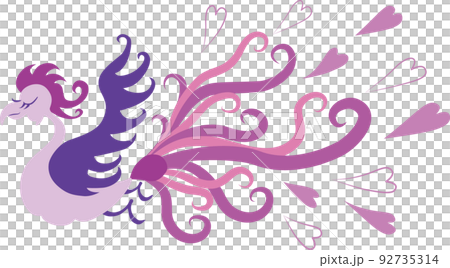 鳳凰のイラスト 92735314