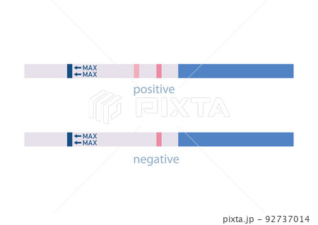 pregnancy test positive and negative info graphic 92737014