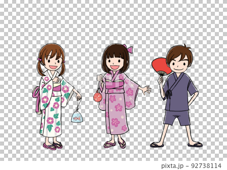 夏祭りの子ども 夏祭りの子ども 92738114