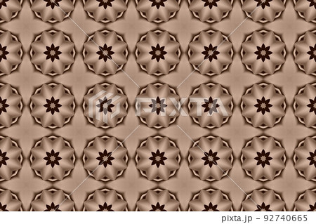 Unique background for wrappings paper, wallpaper, textile and surface design. Creative seamless pattern. Collage. 92740665