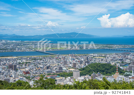 【徳島】眉山山頂付近からの眺望 【徳島】眉山山頂付近からの眺望 92741843