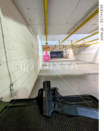 deadly weapons at and indoor shooting range day 92744836
