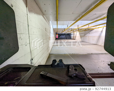 deadly weapons at and indoor shooting range day 92744913