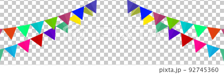 運動会の旗 92745360