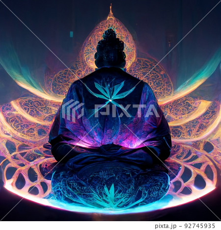 meditation art wallpaper