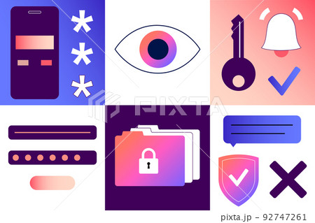 Eye scan technology 92747261