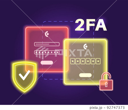 Two factor authentication 92747373