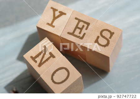 Yes No イエスノー  グラフィック テクスチャ 92747722