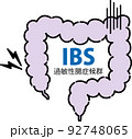 過敏性腸症候群のイラスト 92748065