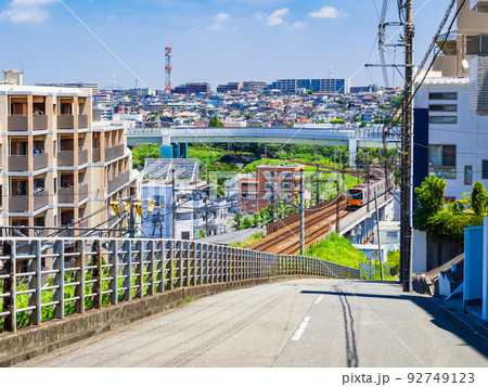 私鉄沿線の住宅地 横浜 私鉄沿線の住宅地 横浜 92749123