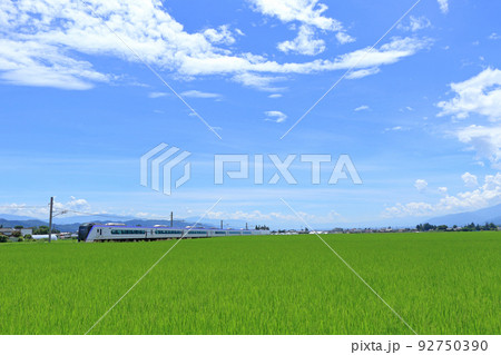 大糸線　夏の特急あずさ 92750390
