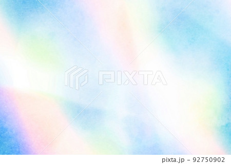 青の柔らかい光の水彩画風の背景素材 92750902
