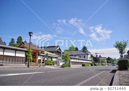 盛岡の景観 盛岡市北山の寺町通り 盛岡の景観 盛岡市北山の寺町通り 92751440