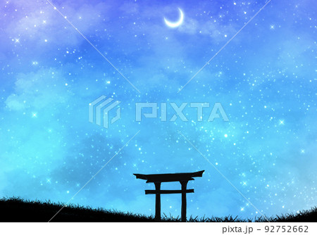月と星空 月と星空 92752662