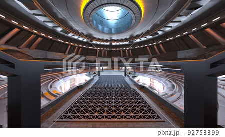 宇宙船内の風景 宇宙船内の風景 92753399