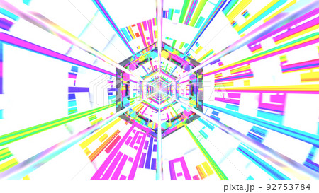 VJ トンネル 六角形 クリスタル 雪 虹 [別Verあり] 92753784