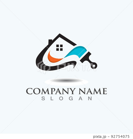 Home Renovation of painting logo design inspiration Home Renovation of painting logo design inspiration 92754075