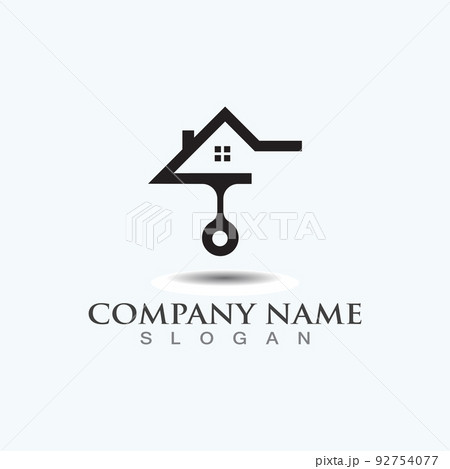 Home Renovation of painting logo design inspiration 92754077
