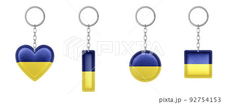 Keychains with Ukrainian flag colors, souvenirs 92754153