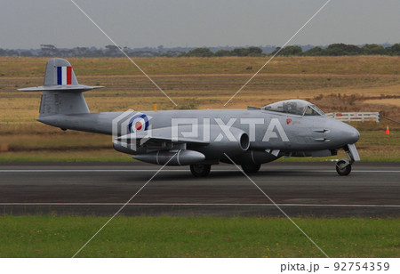 イギリス初のジェット戦闘機、グロスター「ミーティア」(オーストラリア航空ショー) イギリス初のジェット戦闘機、グロスター「ミーティア」(オーストラリア航空ショー) 92754359