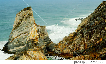 Natural Park of Sintra at Cape Roca in Portugal called Cabo de Roca Natural Park of Sintra at Cape Roca in Portugal called Cabo de Roca 92754625