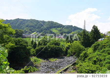 鮎沢川の景観 92755659
