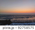 西海岸 日没 砂地 92758575