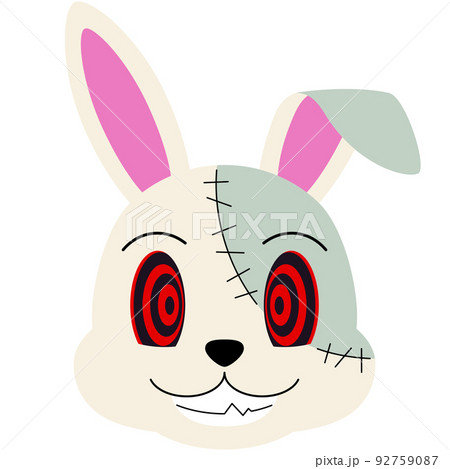 ハロウィンの兎のイラストのイラスト素材 [92759087] - PIXTA