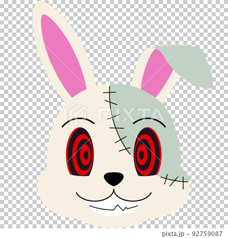 ハロウィンの兎のイラストのイラスト素材 [92759087] - PIXTA