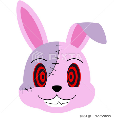 ハロウィンの兎のイラスト ハロウィンの兎のイラスト 92759099