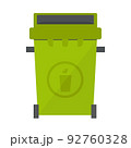 Flat trash bin 92760328