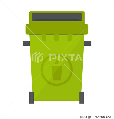 Flat trash bin 92760328