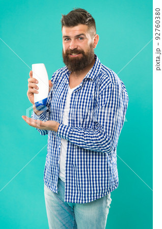 Cosmetic for spa bath. beard hair care grooming. male beauty.  92760380