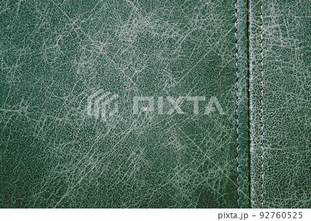 Texture green leather 92760525