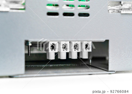 place for Installation of power wires of conductors in the terminal block. place for Installation of power wires of conductors in the terminal block. 92766084