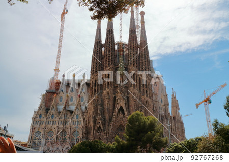 サグラダファミリア　スペイン　バルセロナ 92767268