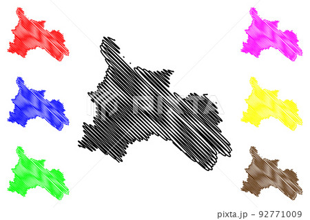 Son La Province map vector 92771009