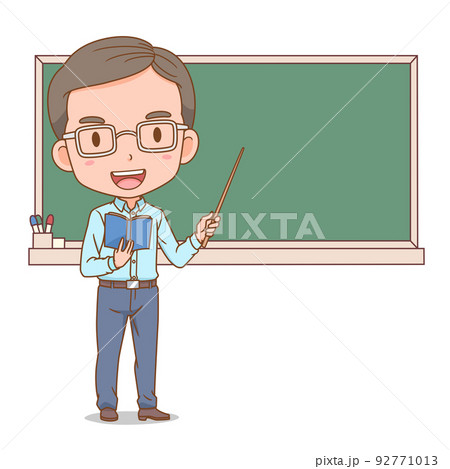 man teacher cartoon