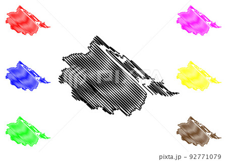 Thua Thien-Hue Province map vector Thua Thien-Hue Province map vector 92771079