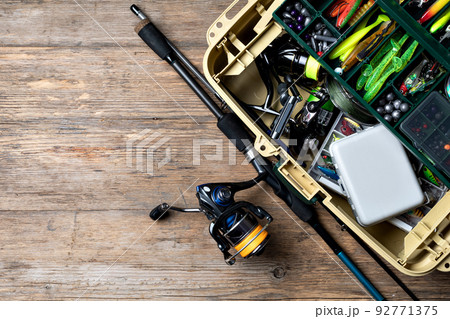 Fishing Rod and Tackle Box Fishing Rod and Tackle Box 92771375