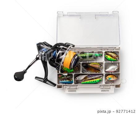 hard silicone lures in a box 92771412